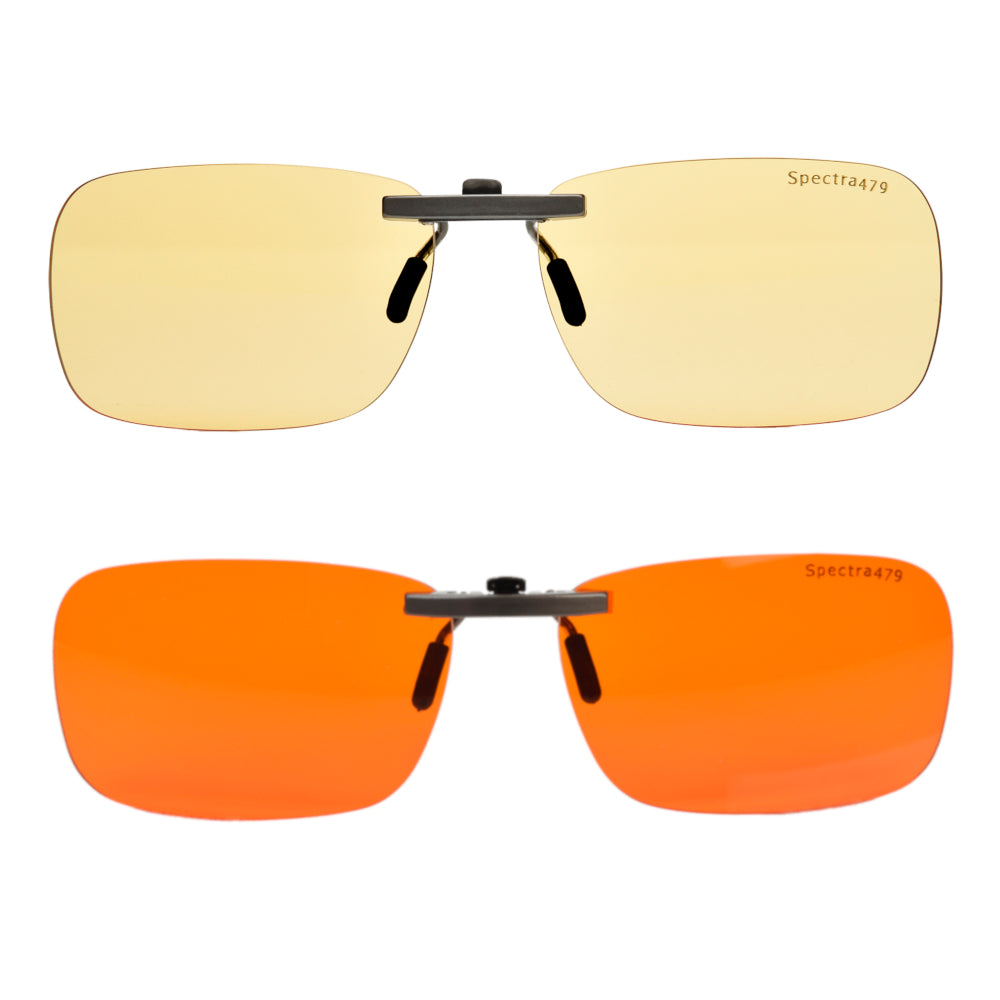 Clip-On Lenses - Blue Blocking Day / Night Combo Pack