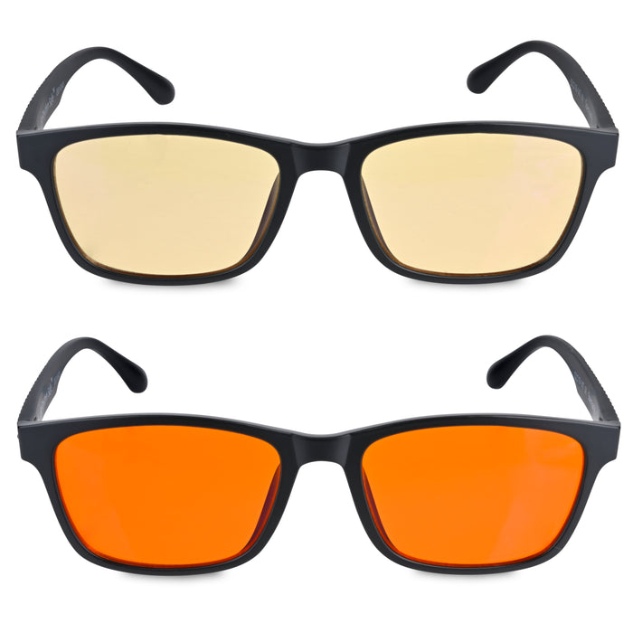 Essential Series - Blue Blocking Glasses Day & Night Combo Pack
